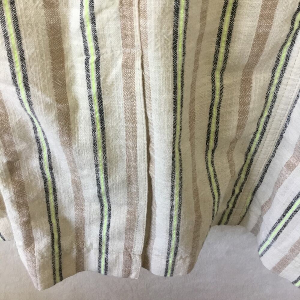 Anthropologie Maeve Cream Danielle Striped Blazer - Picture 6 of 16